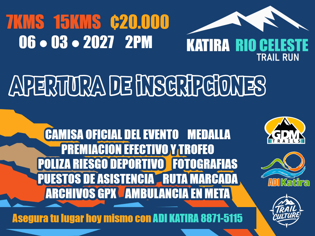RIO CELESTE KATIRA 2027